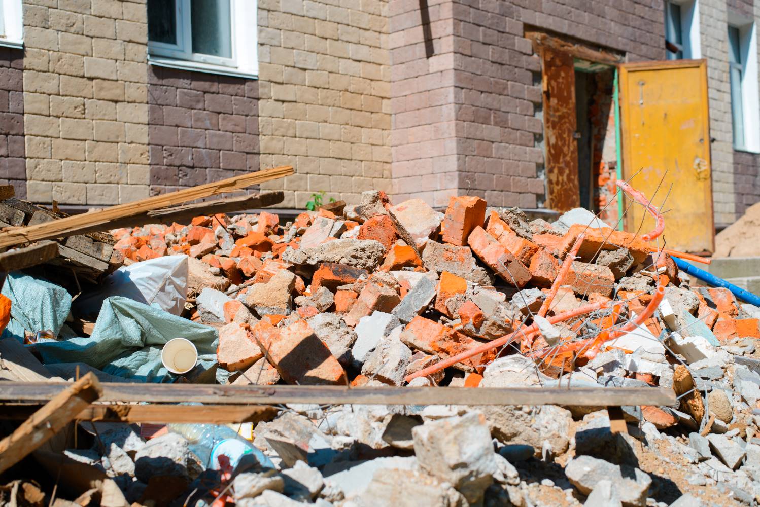 Builders waste for removal